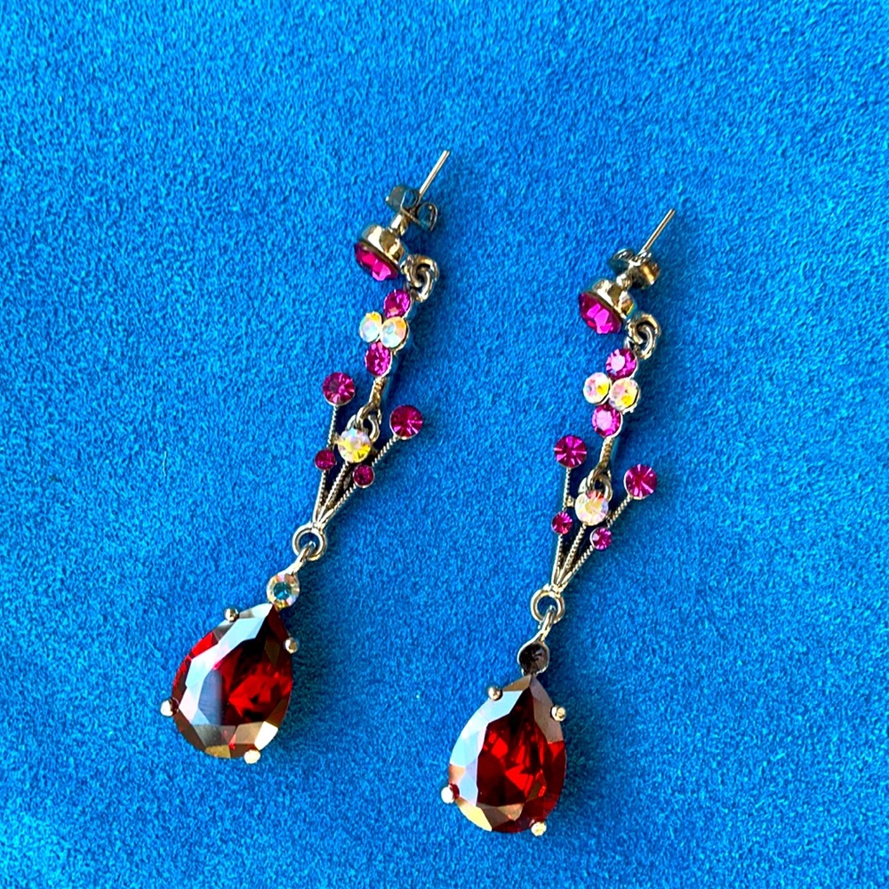 Pink earrings